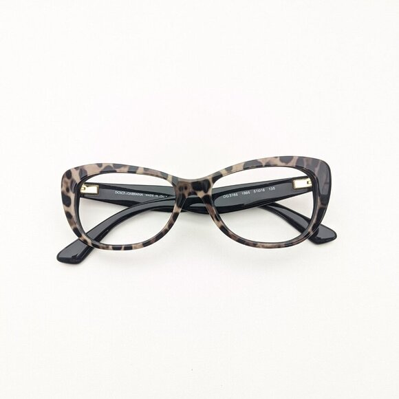🕶️Made in Italy! Dolce & Gabbana DG3166 1995 Eyeglasses 51/16 135 /ALJ659🕶️ - Picture 1 of 9